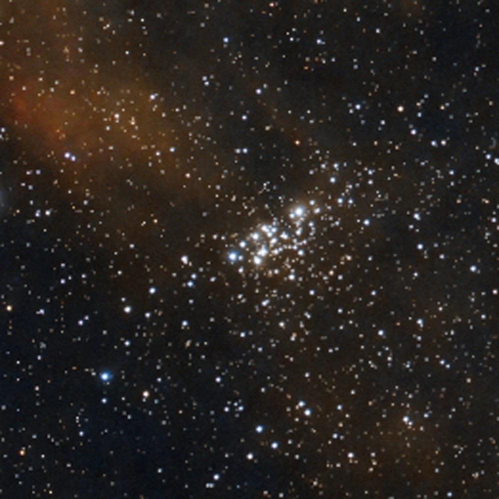 NGC 7510 : un petit amas ouvert compact, en forme de coin, à la pointe de la Pince de Homard.